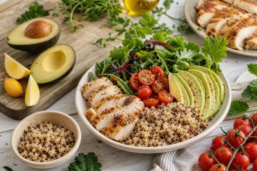 Healthy balanced meals